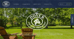 Desktop Screenshot of dovercountryproperties.com